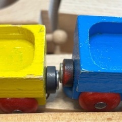 電車おもちゃ外国製の画像