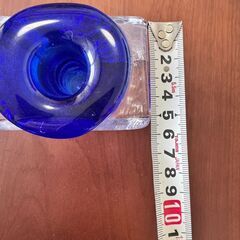 【手渡し希望】假屋崎省吾 オリジナルデザイン ガラス花器 一輪挿し　花瓶の画像