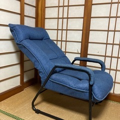 リクライニングチェア　1人掛け高座椅子の画像