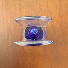 【手渡し希望】假屋崎省吾 オリジナルデザイン ガラス花器 一輪挿し　花瓶の画像