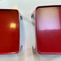 お膳台 塗り製品 2個の画像