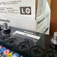 カーバッテリー2個 40B19L Panasonic CAR BATTERYの画像