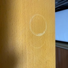 木製折りたたみテーブル＆椅子2脚セットの画像