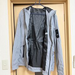 袖通しただけのほぼ未使用品　Poperdisionメンズジャケット、コート、長袖、ソリッド、ウォーム、人気、ウインドブレーカー、春、秋、冬、フード付き、アウターウェア、カジュアル、防風、軽量、大型サイズ、秋冬服の画像