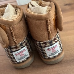 Harris Tweed × ミッフィーボリス　ムートンブーツ　16cmの画像