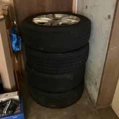 215/60R17 ブリジストン VRX3 4本　アルミホイール付の画像