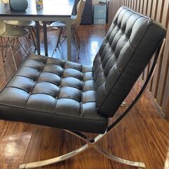 ソファ　1.5人掛け　黒　レザー　座面・背面取り外し可　ブラック　オシャレの画像