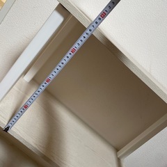 2段棚　木目調　ホワイト　カラーボックス　の画像