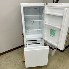 メルカリよりお得！【3ヵ月保証付き】TAG label by amadana 2ドア冷蔵庫 162L 2022年製 配送・設置込み！ KR0144の画像