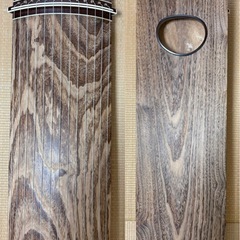 【高級品】在銘 くり甲 すだれ彫 蒔絵装飾 13絃 箏（琴）上角口前仕様の画像