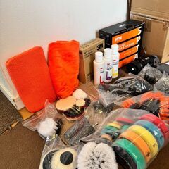 ＊商談中 【手渡し希望】SPTA コードレス12V充電式ミニポリッシャー電動ポリッシャーと3Mコンパウンドの画像