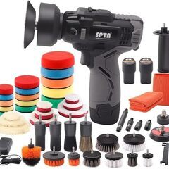 ＊商談中 【手渡し希望】SPTA コードレス12V充電式ミニポリッシャー電動ポリッシャーと3Mコンパウンドの画像