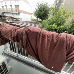 シングル羽毛布団2つ（偏りあり）の画像