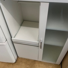 ★コンパクト　レンジ台　幅６０ｃｍ　　中古　リサイクルショップ宮崎屋佐土原店R7.11.3の画像