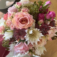 造花　ブーケ　オブジェ　花束　フェイク　フラワーアレンジメントの画像