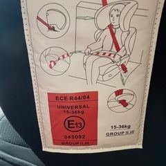 ジュニアシートの画像