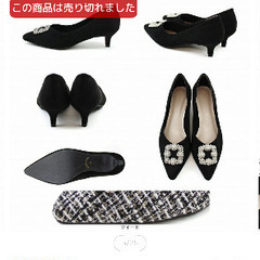 VIVIAN 靴　ブラック　スエード　ヒール4cm 未使用の画像