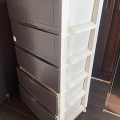 【決まりました！】【プラスチック収納ケース 5段】の画像