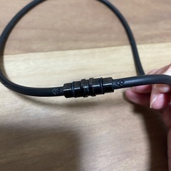 スポーツ用ネックレス ブラック シンプルデザインの画像