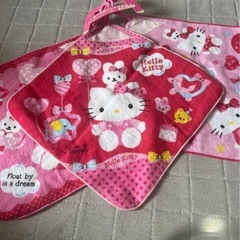 ハローキティ ループ付タオルセットの画像