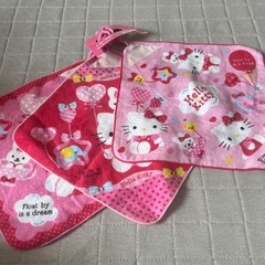 ハローキティ ループ付タオルセットの画像