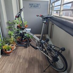 ☆ 超希少 Brompton T line One Mid 2023 国内未発売 Urban仕様（純正パーツで4速化済み）OneとUrbanの両方が楽しめます 箱あり 手渡し希望の画像