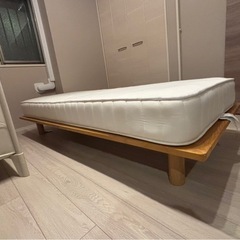無印良品　シングルベッド　マットレスの画像