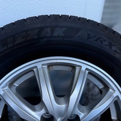 2023年 12月購入ブリザックVRX3スタッドタイヤ195/65/15日産純正アルミホイール付4本セットの画像