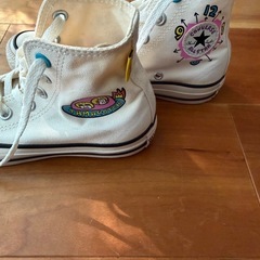 【未使用】コンバース　たまごっち　シューズ（22cm22cm）の画像