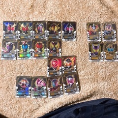 レジェンドライダーケミーカード　まとめまとめの画像