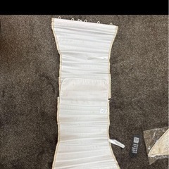 アイボリー サテン コルセット Tバック付きの画像