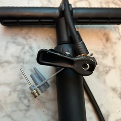 エアーポンプタンク付き、自転車空気入れの画像