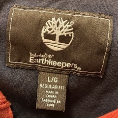 古着Timberland Earthkeepers ロンT メンズ オレンジ  の画像