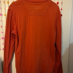 古着Timberland Earthkeepers ロンT メンズ オレンジ  の画像