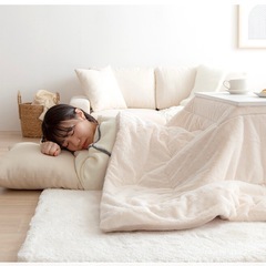 フェイクファーこたつ布団の画像