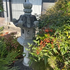 庭用の石灯籠を無料でお譲りしますの画像