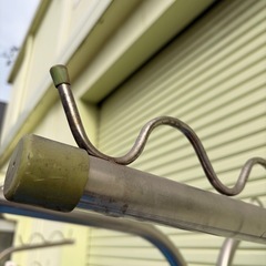 No.051物干し台　中古品グリーンきやっキャップの画像