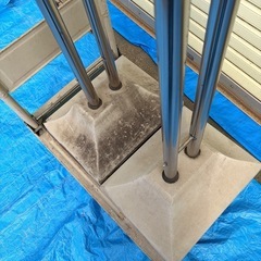 No.051物干し台　中古品グリーンきやっキャップの画像