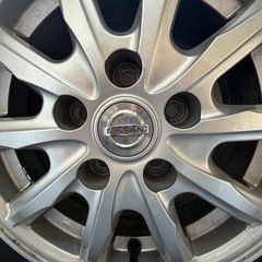 2023年 12月購入ブリザックVRX3スタッドタイヤ195/65/15日産純正アルミホイール付4本セットの画像