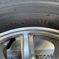 2023年 12月購入ブリザックVRX3スタッドタイヤ195/65/15日産純正アルミホイール付4本セットの画像