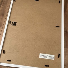 ニトリA2 ポスターフレーム 白 額縁　の画像