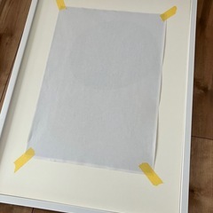 ニトリA2 ポスターフレーム 白 額縁　の画像