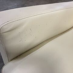 【購入者確定】【お持ち帰り限定】　訳あり　合皮ソファ2人掛け　商品番号:205の画像