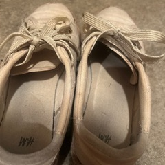 H&M スニーカー　レディース　ベージュの画像