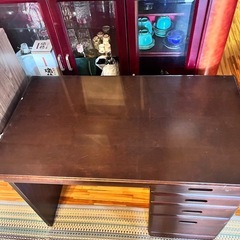 書斎机　勉強机
の画像