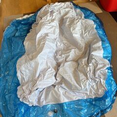 【手渡し希望】ビニールプール（電動空気入れ付き）の画像