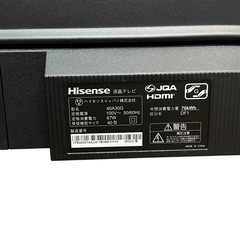 Hisense ハイセンス 液晶テレビ　40A30G [40インチ]の画像