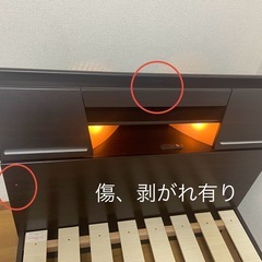 ニトリ　ベッドフレームをお譲りします(無料)の画像