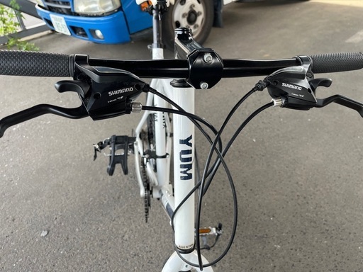 極美品】YUMミニベロ21スピード アルミフレーム ディスクブレーキ 20