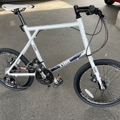 【極美品】YUMミニベロ21スピード アルミフレーム ディスクブレーキ 20インチの画像